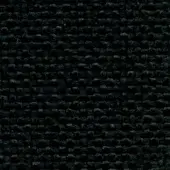 Black woven fabric texture with repeating rectangular tufts, matte finish, and subtle tonal variations; text reads "bross > fabric (b) sole > col. 418".